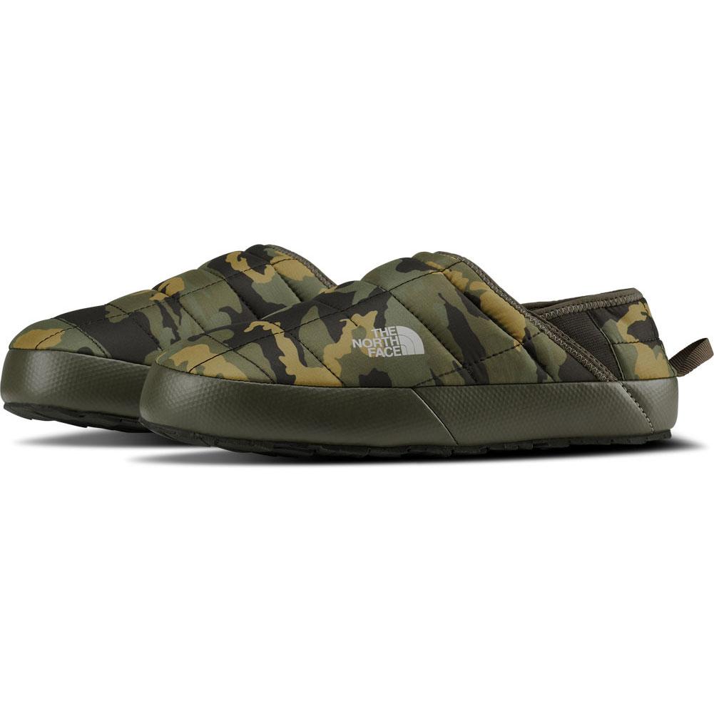 camo north face slippers