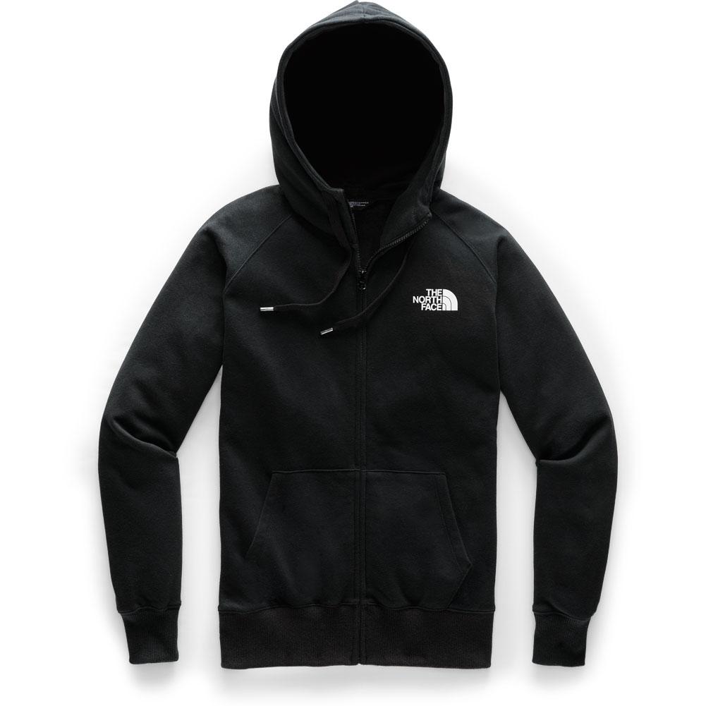 black zip up hoodie north face