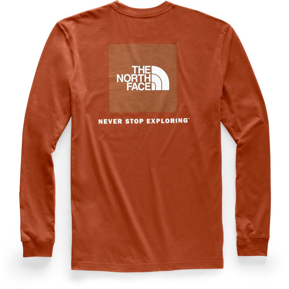 north face t shirt red box