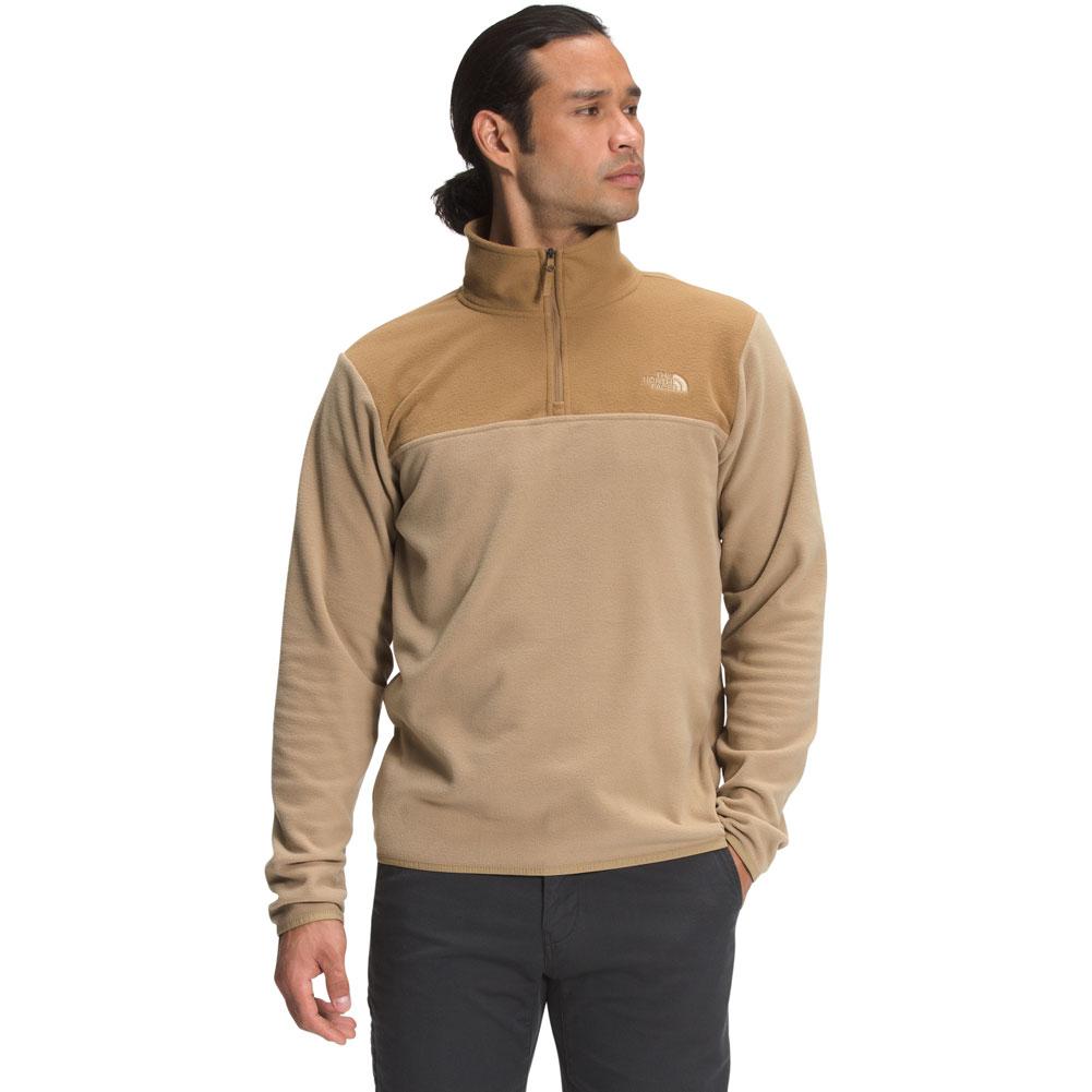 THE NORTH FACE Men's TKA Glacier ¼ Zip Fleece Pullover, TNF Black, Small :  : Clothing, Shoes & Accessories