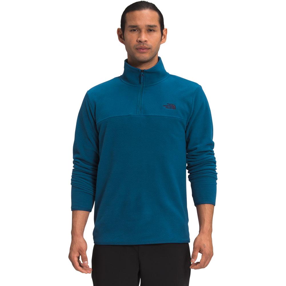 THE NORTH FACE Men's TKA Glacier ¼ Zip Fleece Pullover, TNF Black, Small :  : Clothing, Shoes & Accessories