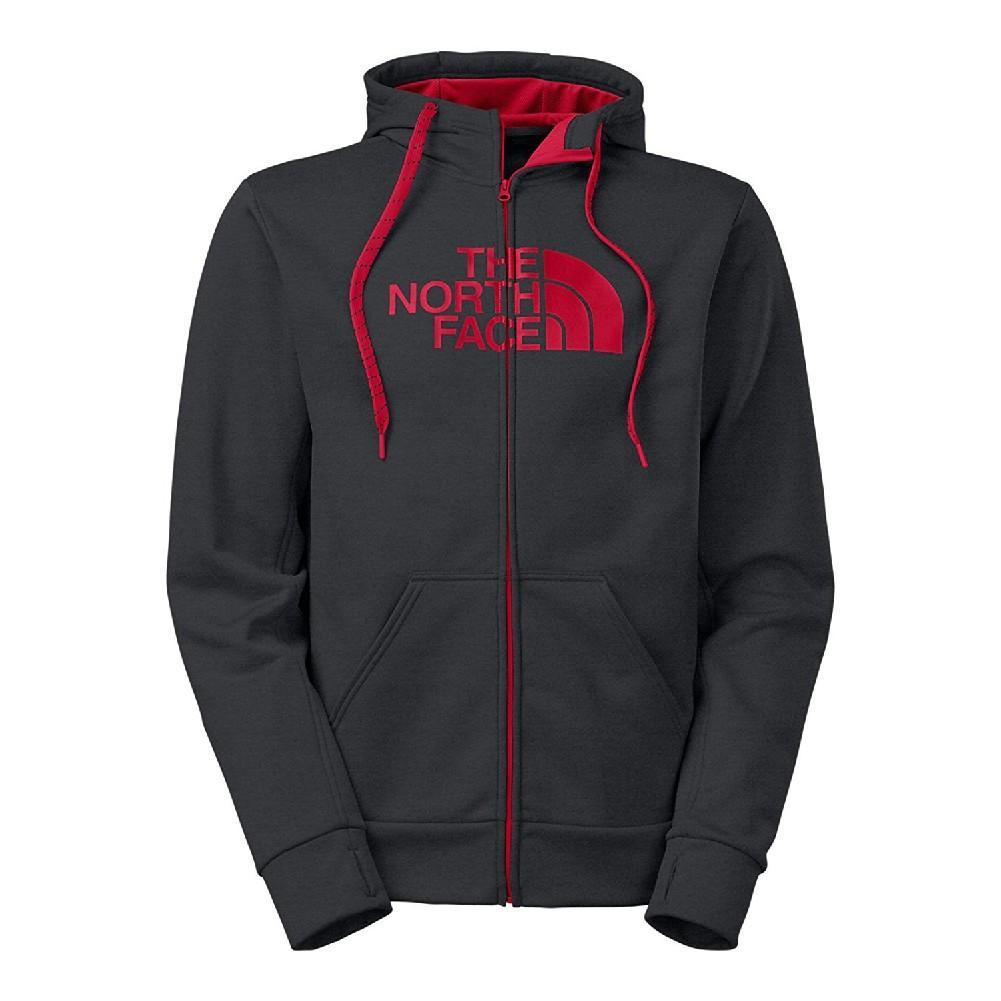 Black and red north face hoodie sales