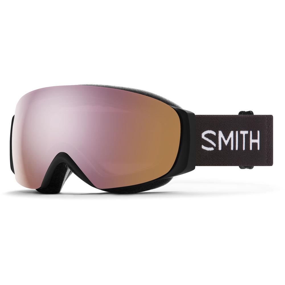Smith I/O MAG Black Frame ChromaPop Sun Red Mirror Ski Snow Goggles 