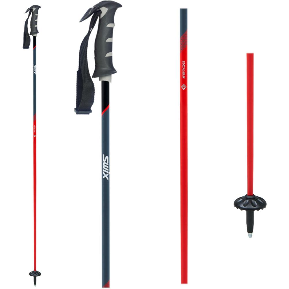  Swix Excalibur Fire Ski Poles