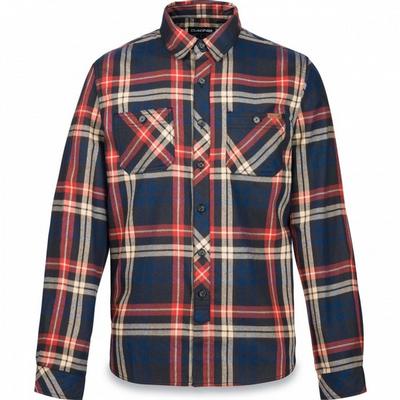New 2017 Dakine Mens Underwood Button Flannel Lightweight L/S Shirt Large Brick