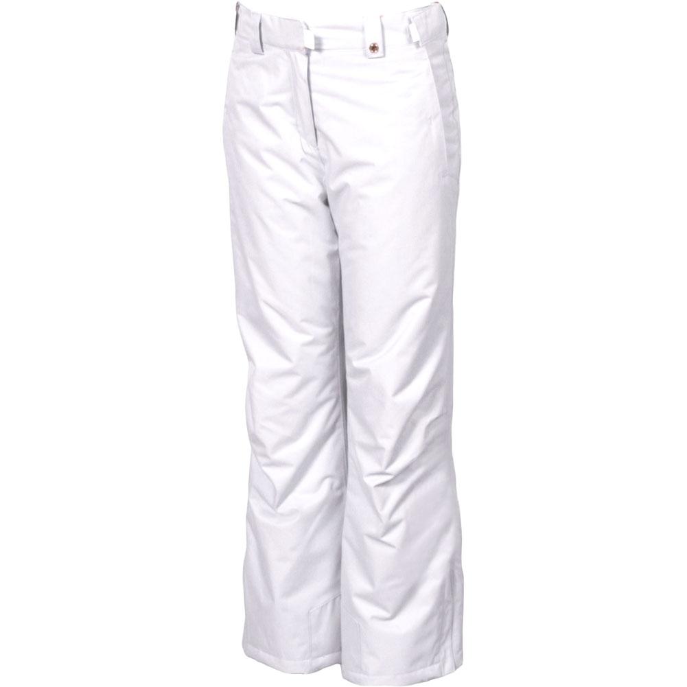 girls white snow pants