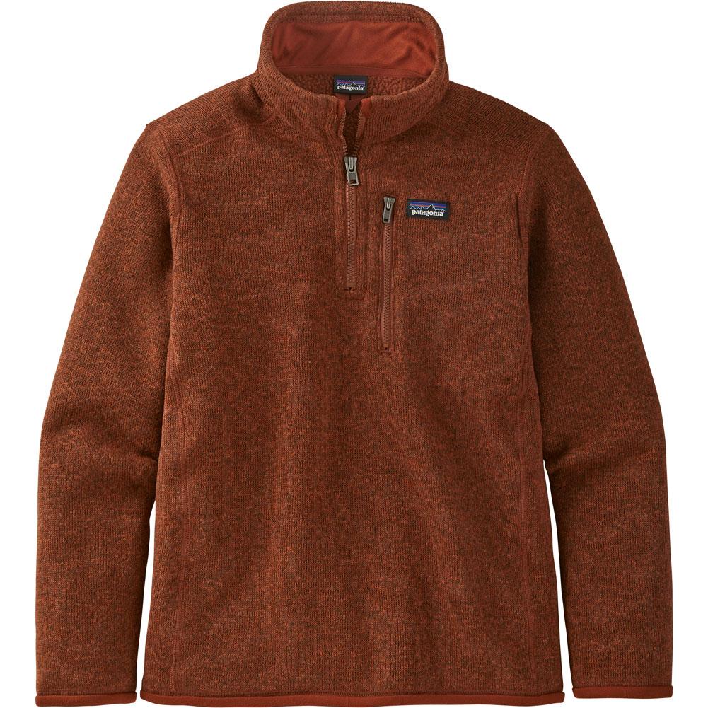  Patagonia Better Sweater 1/4 Zip Fleece Top Boys '