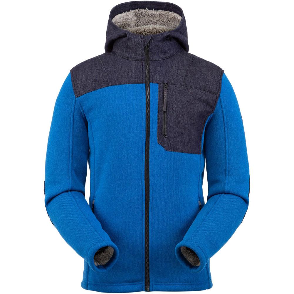  Spyder Alps Full Zip Hoodie Fleece Jacket Men's