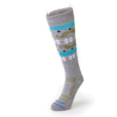 Fits Sock Co. Ultra Light Ski Mustache OTC Socks