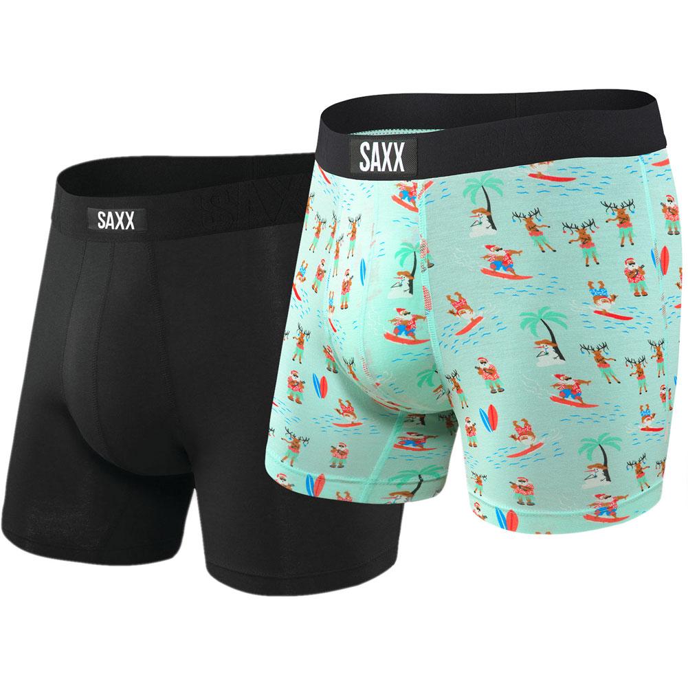Saxx Underwear Mens Vibe Pack Boxers Underwear 
