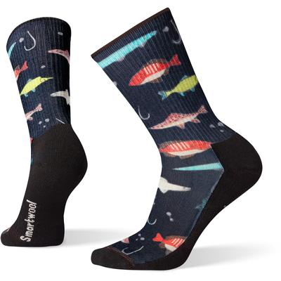 Smartwool Hike Light Fly Lure Print Crew Socks