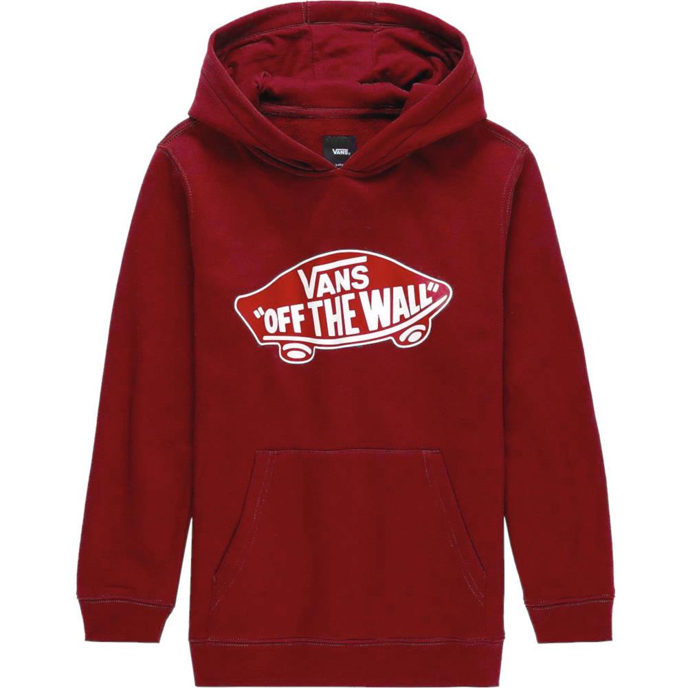 vans off the wall red hoodie