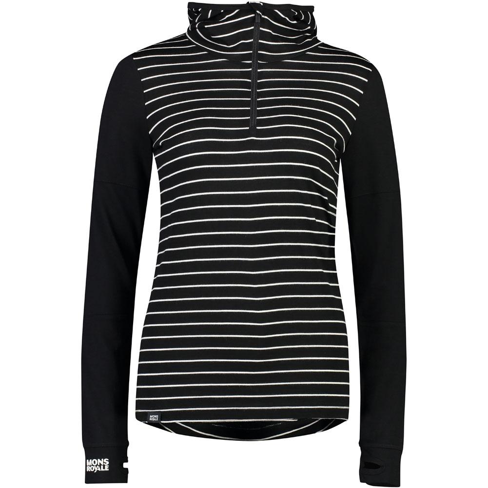 Mons Royale Cornice Hooded Base Layer Top Women's