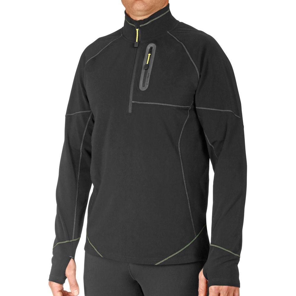 Hot Chillys Micro Elite Xt Pocket Zip- T Baselayer Top Men's