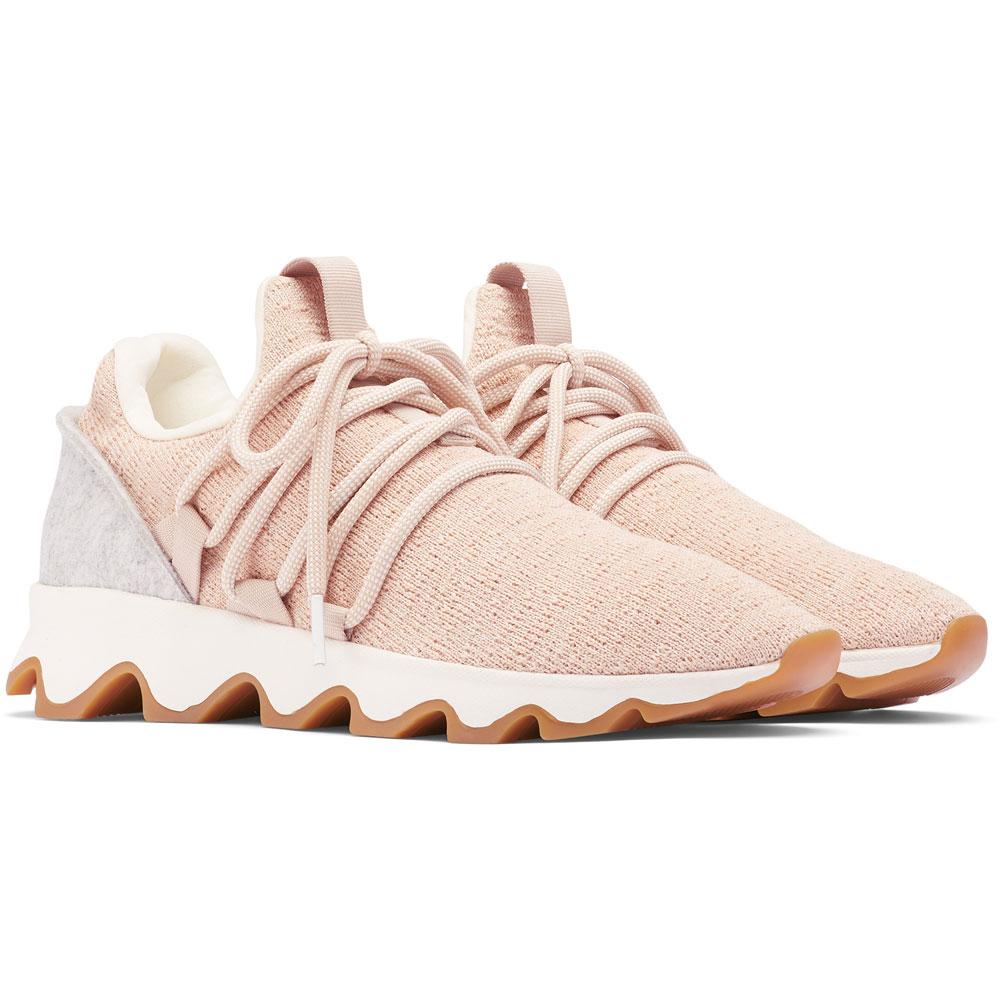 sorel kinetic lace sneaker natural tan