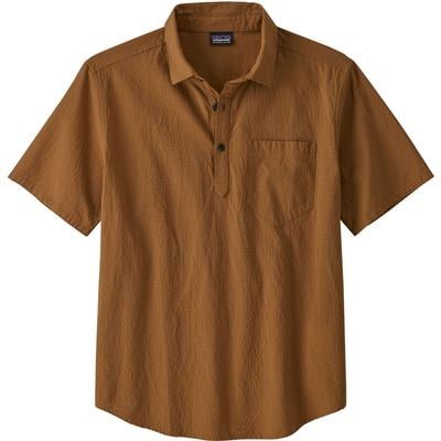 Patagonia Organic Cotton Seersucker Pullover Shirt Men's