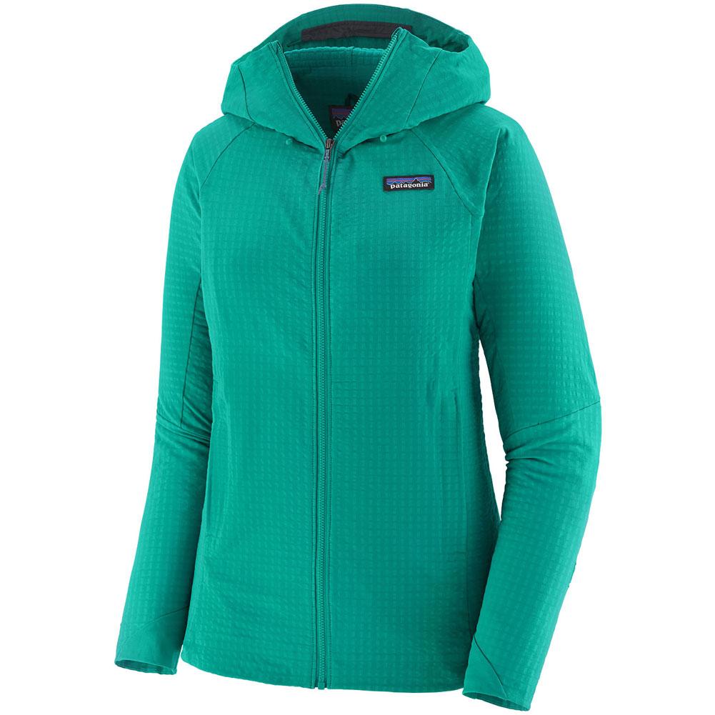 Patagonia R1 TechFace Hooded Jacket - Women's Fresh Teal, M
