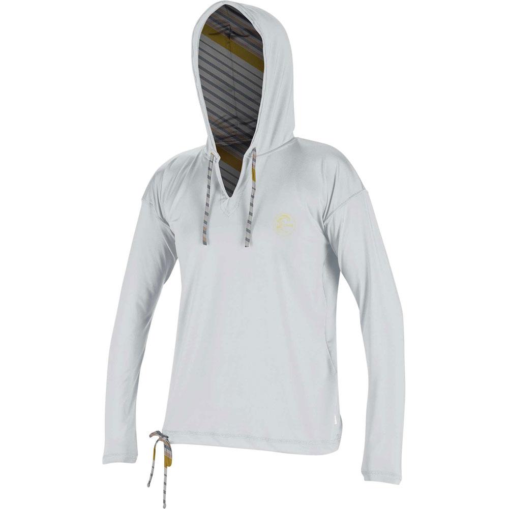 O'Neill Women's Print LS Hoodie 2020 - White/mika M