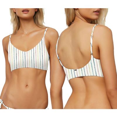 Oneill Bridget Stripe Mid Bralette Women's