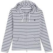 WHITE/NAVY STRIPE