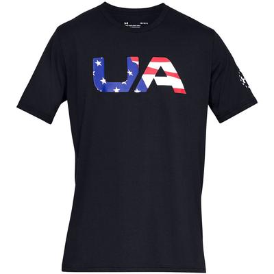 Under Armour Big Flag Logo Freedom Crew T-Shirt Men's