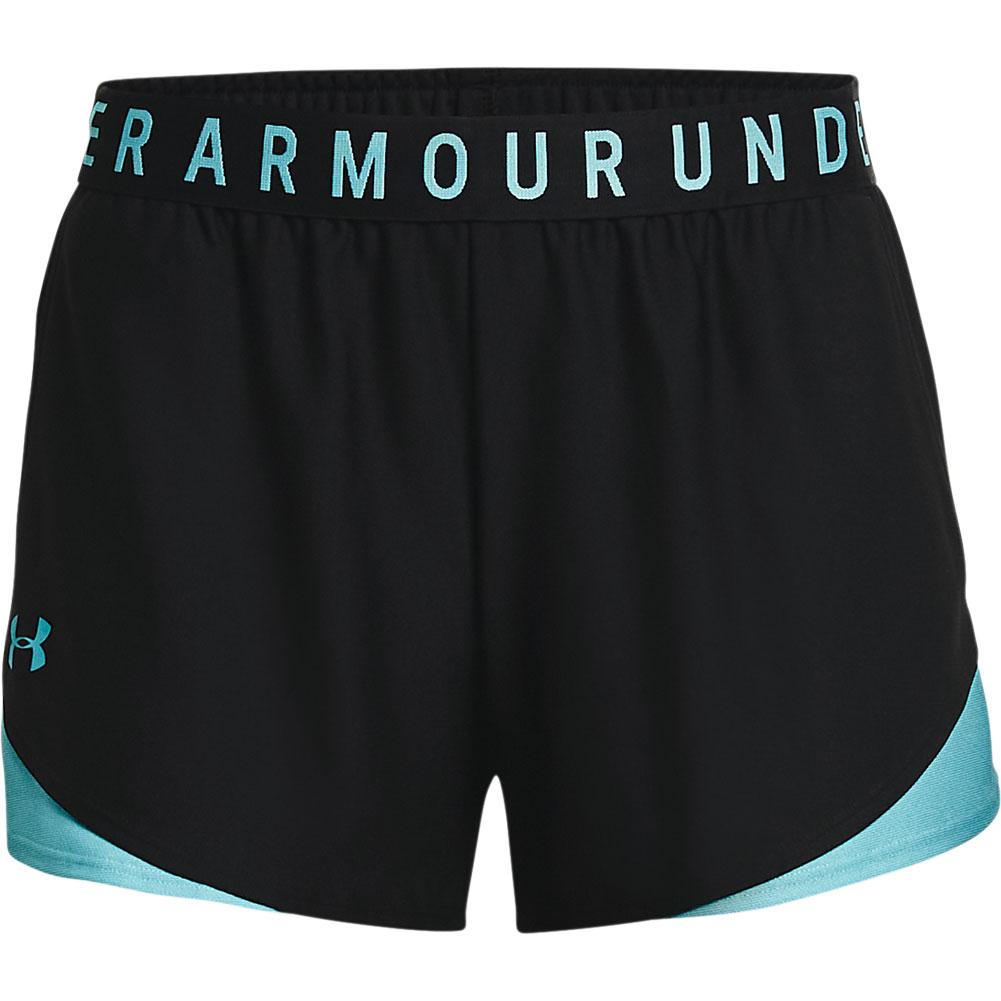 Under Armour Women's Play Up 3.0 Shorts, XS, Carbon Heather/Black