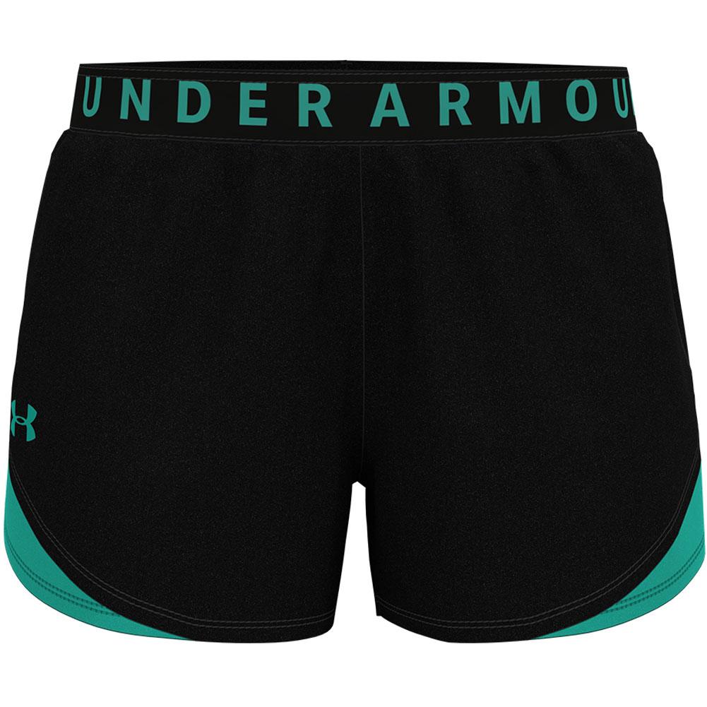 Under Armour Women's Play Up 3.0 Shorts, XS, Carbon Heather/Black