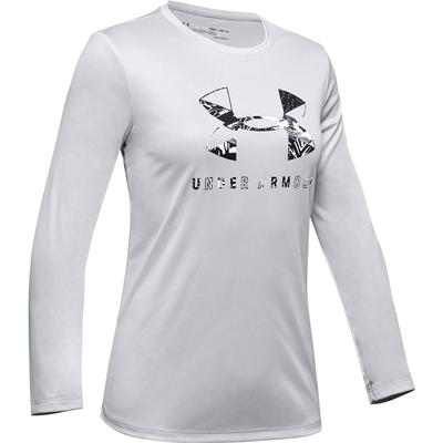 Under Armour Big Logo Tech Graphic Long Sleeve T-Shirt Girls'