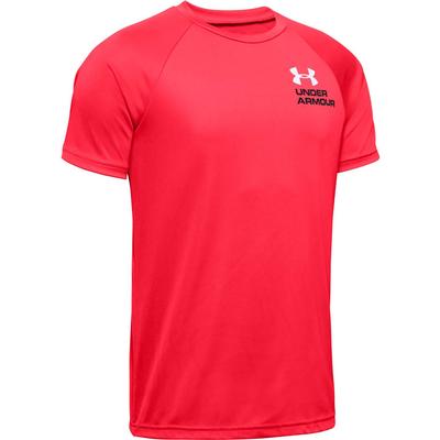 Under Armour Tech Splash Chest Stripe Short Sleeve T-Shirt Boys'