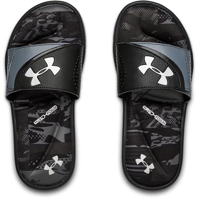 Under Armour Ignite VI Striker Patchwork Slides Boys'