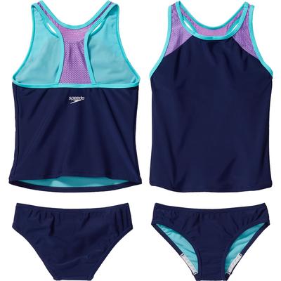 Speedo Mesh Tankini Two Piece Bikini Set Girls'