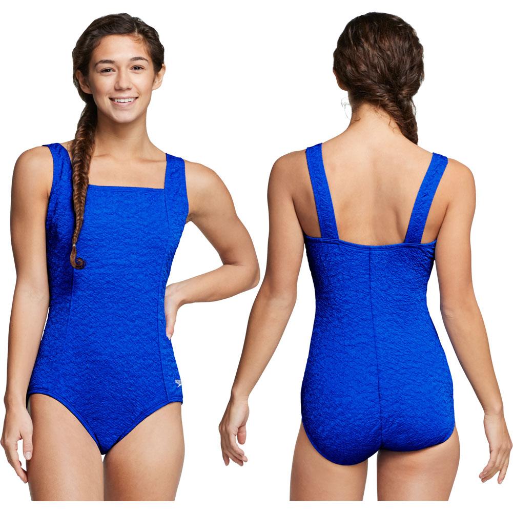  Speedo Women's Standard Swimsuit One Piece Pebble