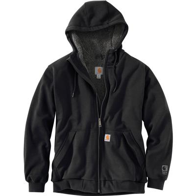 Carhartt Rain Defender Relaxed Fit Midweight Sherpa-Lined Full-Zip Hooded Sweatshirt Men's