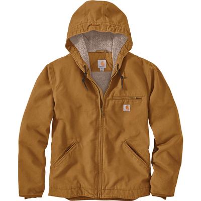 Carhartt Relaxed Fit Washed Duck Sherpa-Lined Jacket Men's