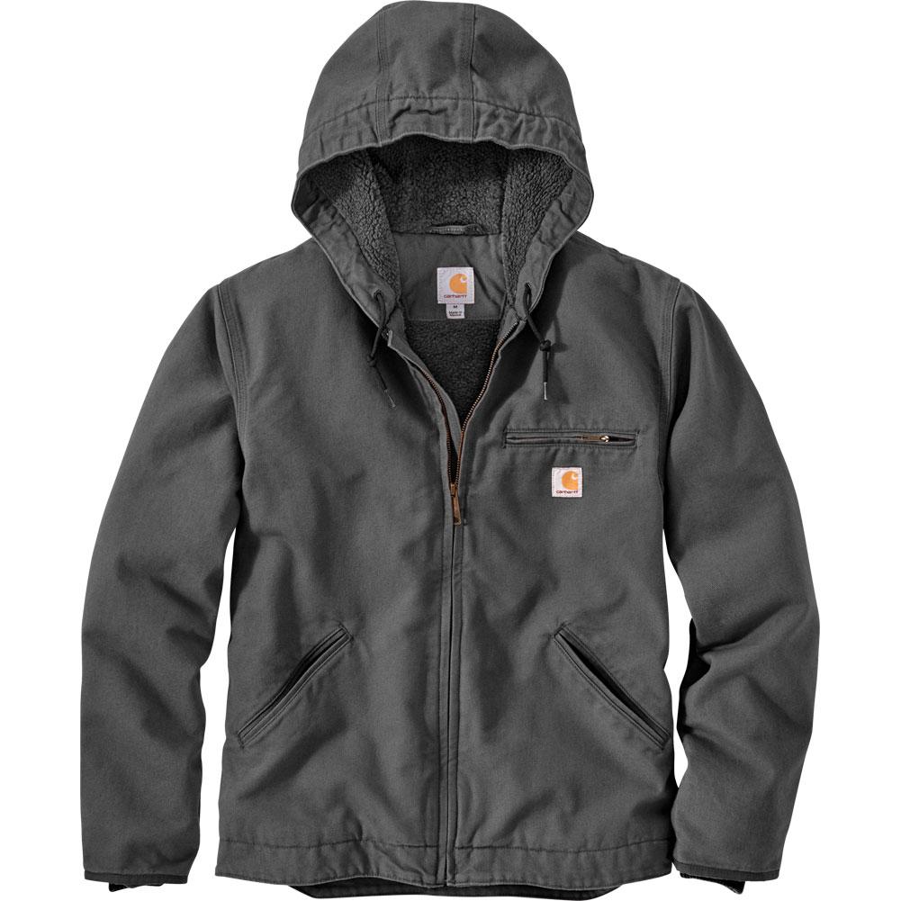 Carhartt Relaxed Fit Washed Duck Sherpa-Lined Jacket Men's