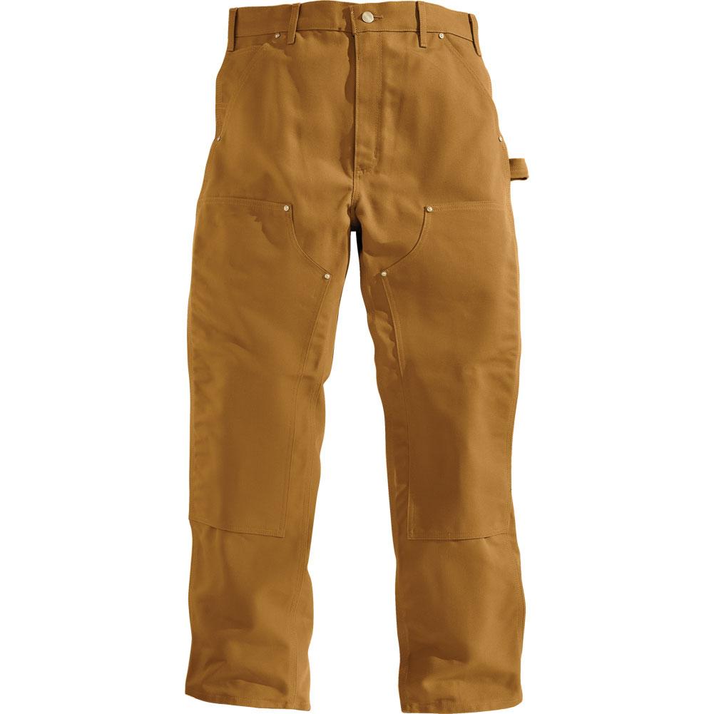 Men's Carhartt Double-Front Work Dungaree Brown