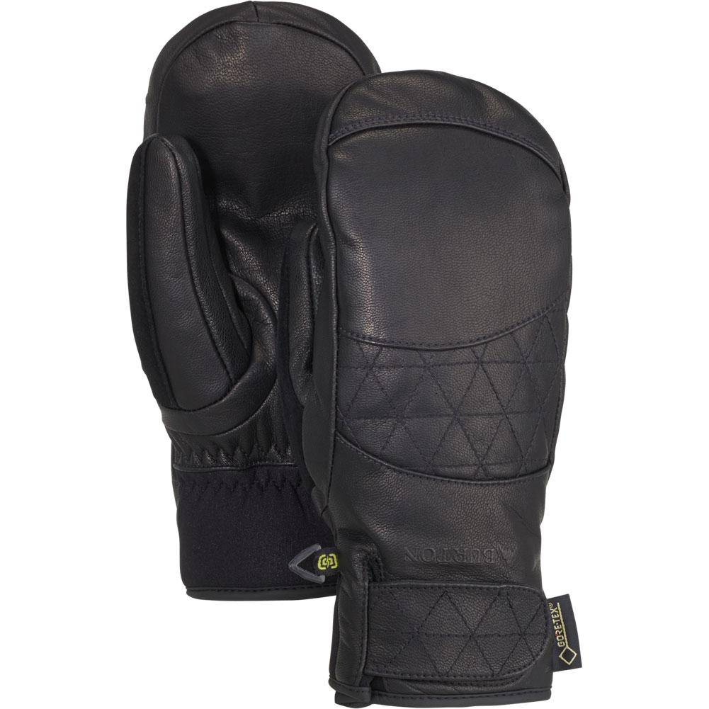 Burton Women's Gondy GORE-TEX Leather Mitten, True Black / L