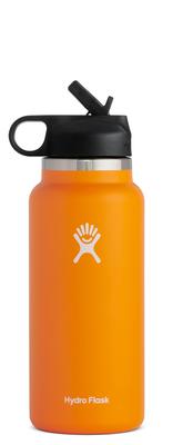 Hydro Flask 32 oz Wide Mouth Water Bottle with Straw Lid