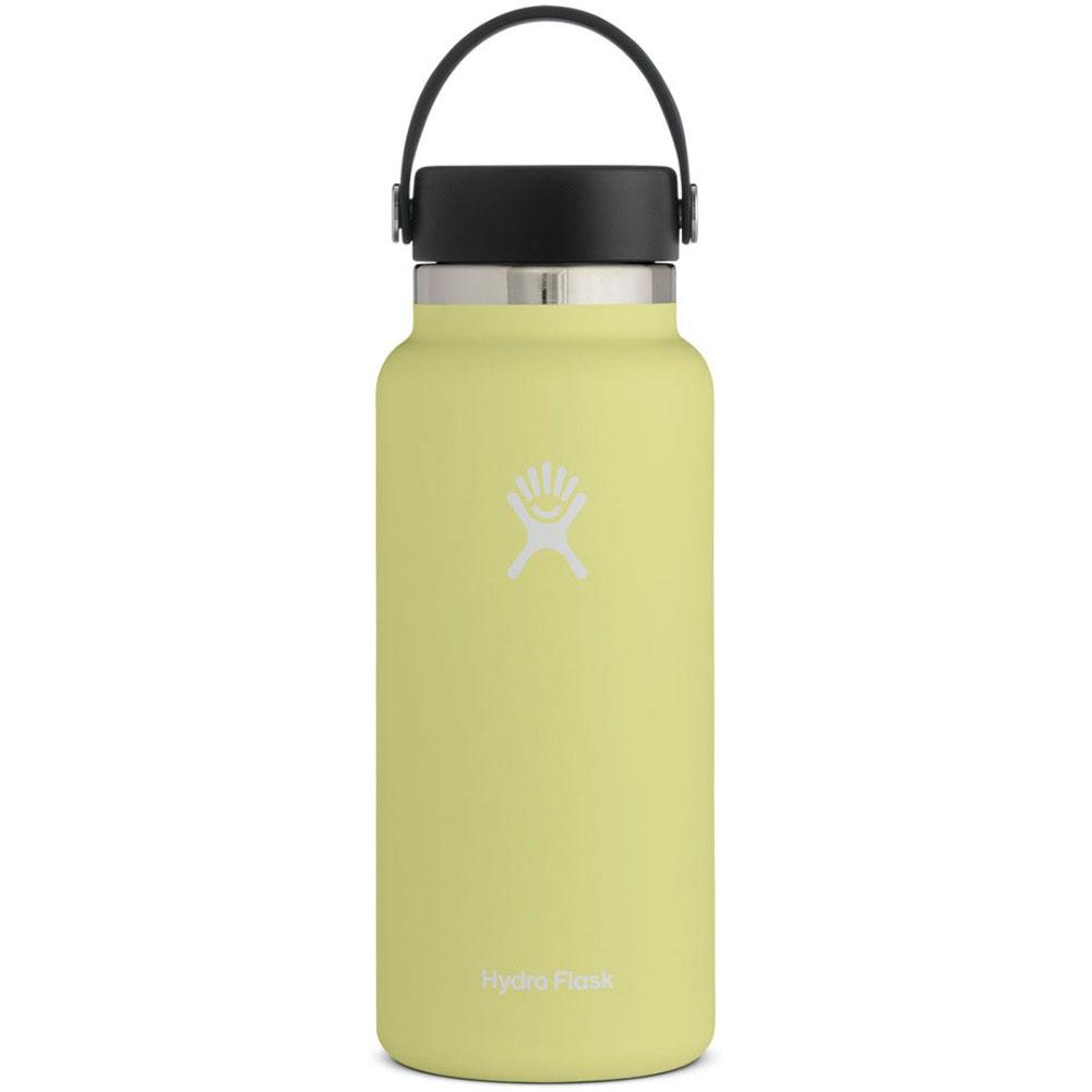 Hydro Flask 32oz Wide Mouth Water Bottle with Straw Lid, Mountain Design