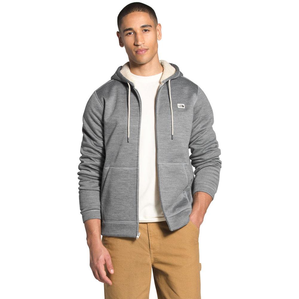 north face wool hoodie