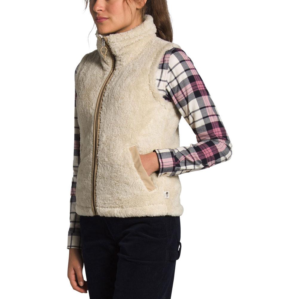 women's furry fleece vest