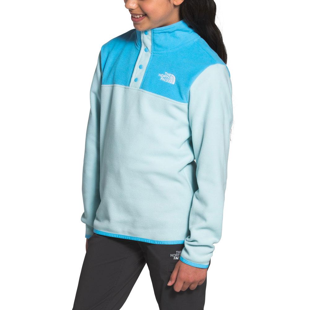 Fleece 1/4 Face Kids\' North Snap Top Glacier The Pullover