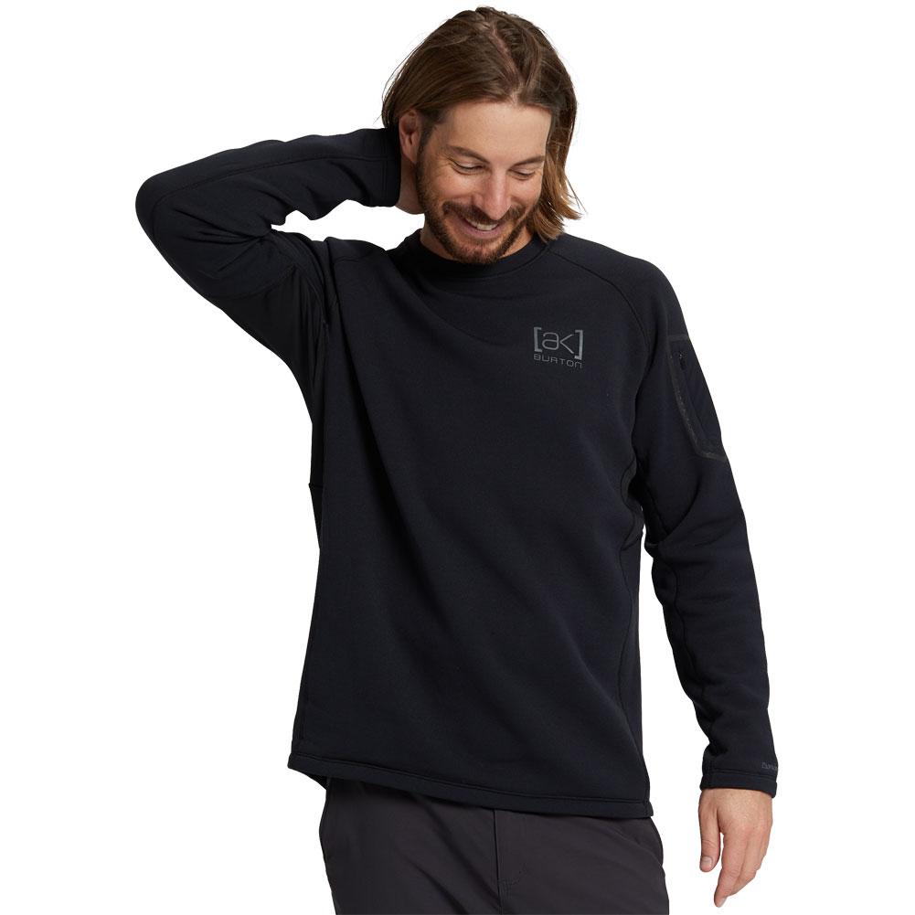 Burton Ak Baker Power Stretch Fleece Crew Sweatshirt Men's