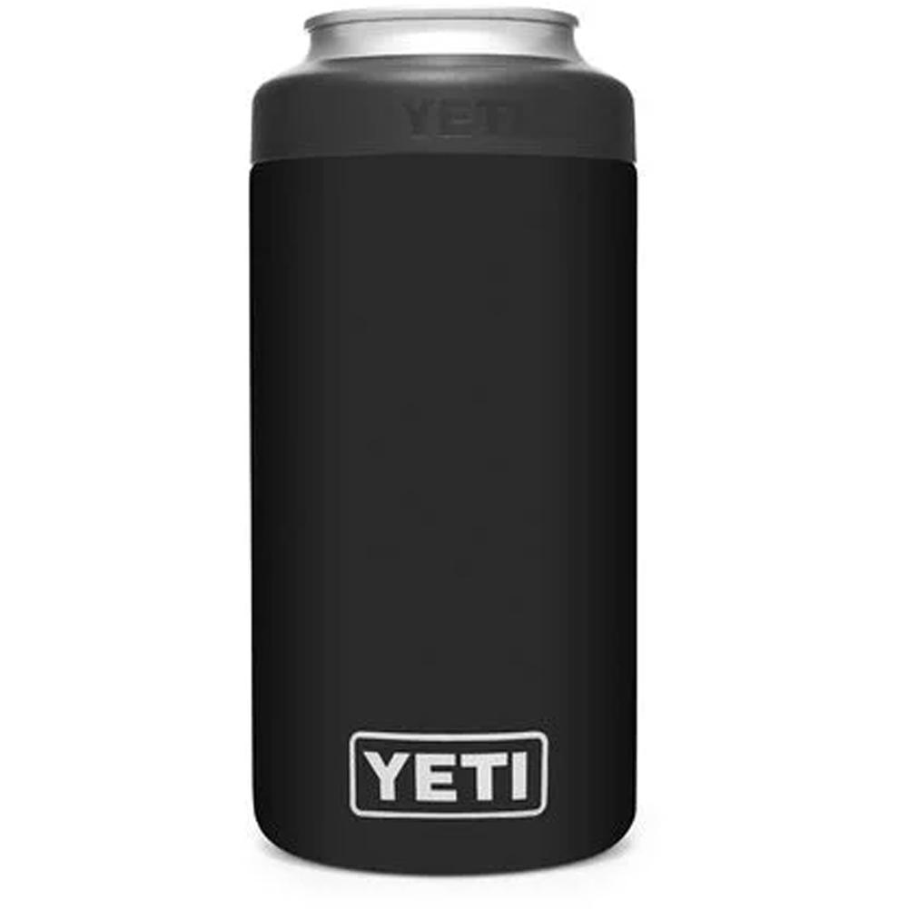 YETI Rambler Colster Stainless Steel Black Bottle/Can Holder at