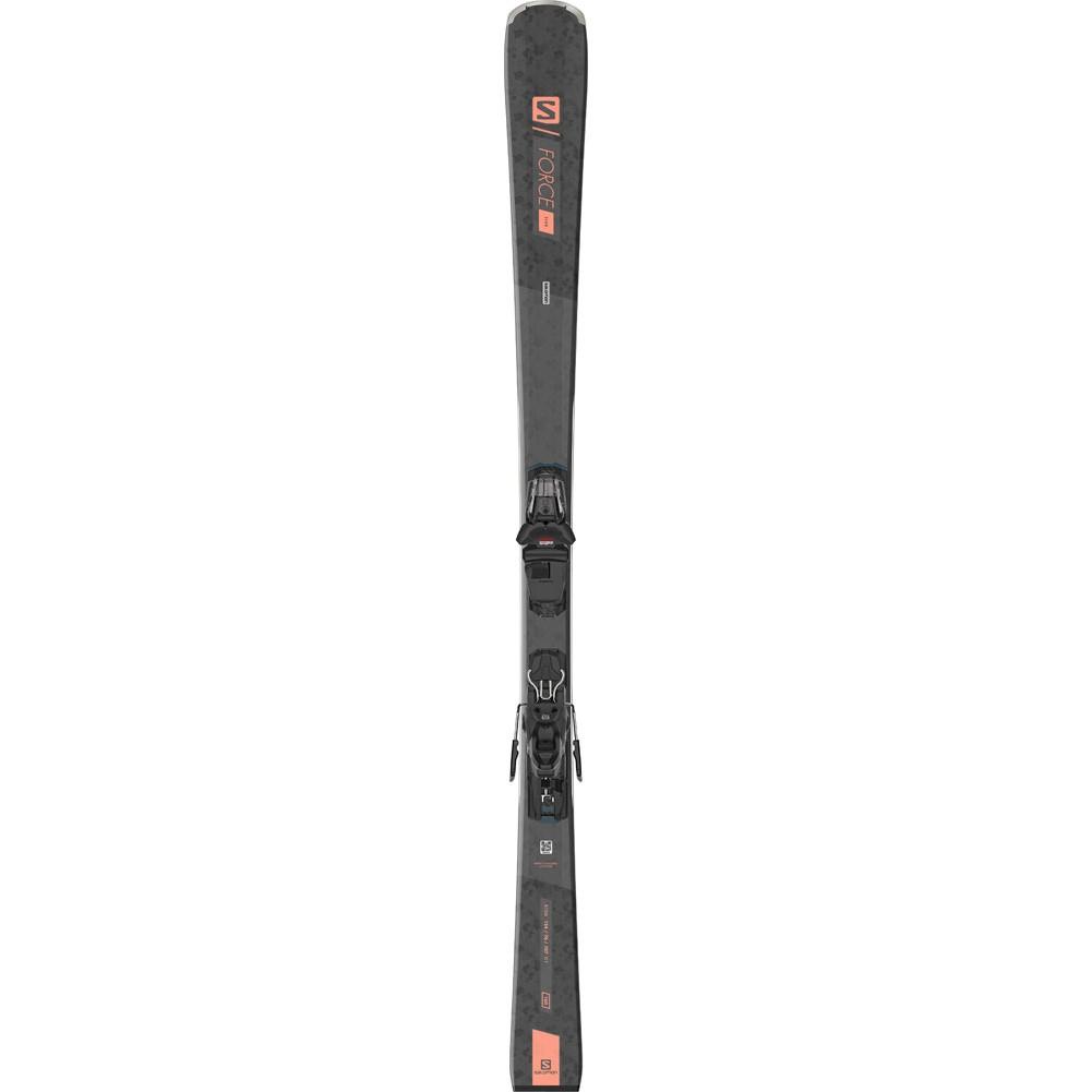  Salomon S/Force 5 Skis With M10 Gripwalk L80 Ski Bindings Women's 2022
