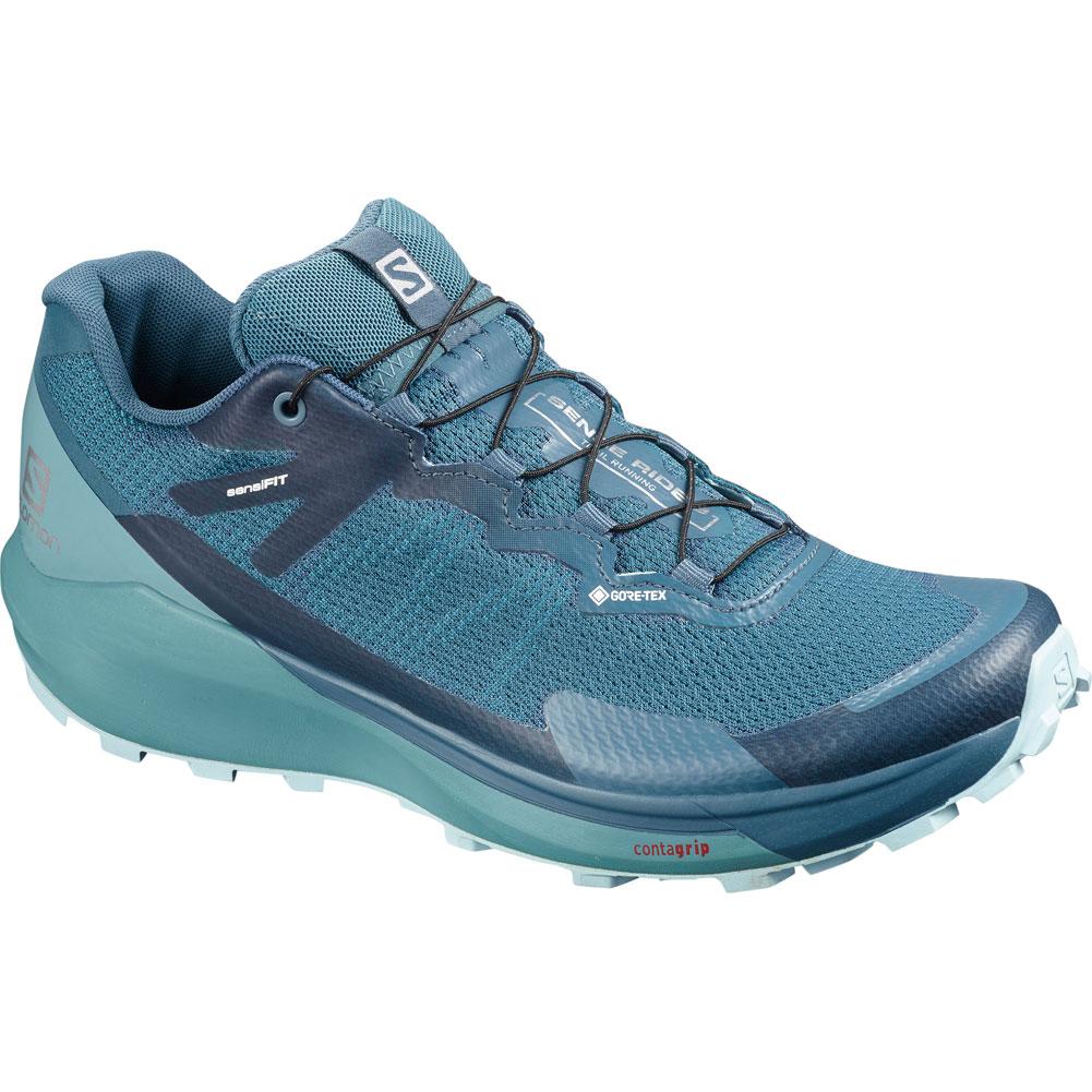 salomon gtx trail running shoe womens