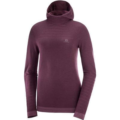 Salomon Outspeed Wool Long Sleeve Hooded T-Shirt Women's