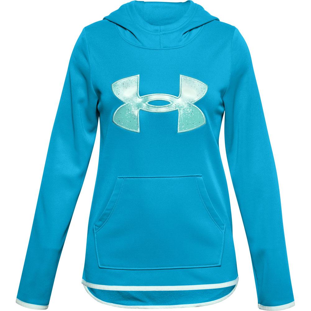 Under Armour Armour Fleece Glitter Logo Hoodie Girls