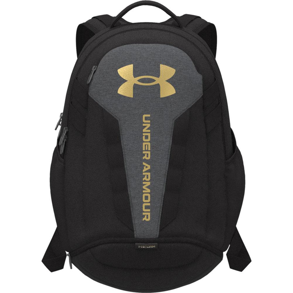 Under Armour - Backpack Hustle Sport, Unisex, Pitch Gray Medium Heather-Black