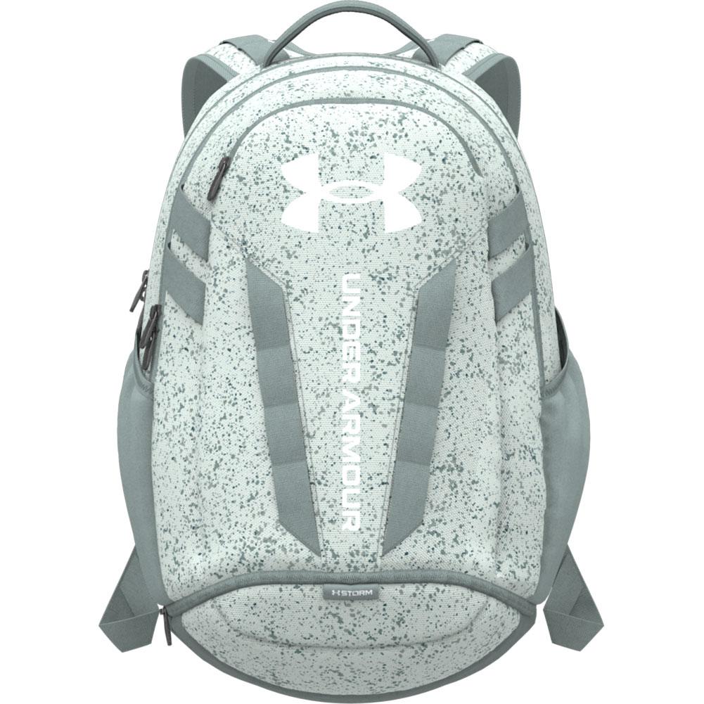 Under Armour Hustle 5.0 Unisex Jet Gray Cerise Backpack 